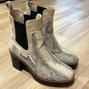 Animal Print Platform Boot 71/2